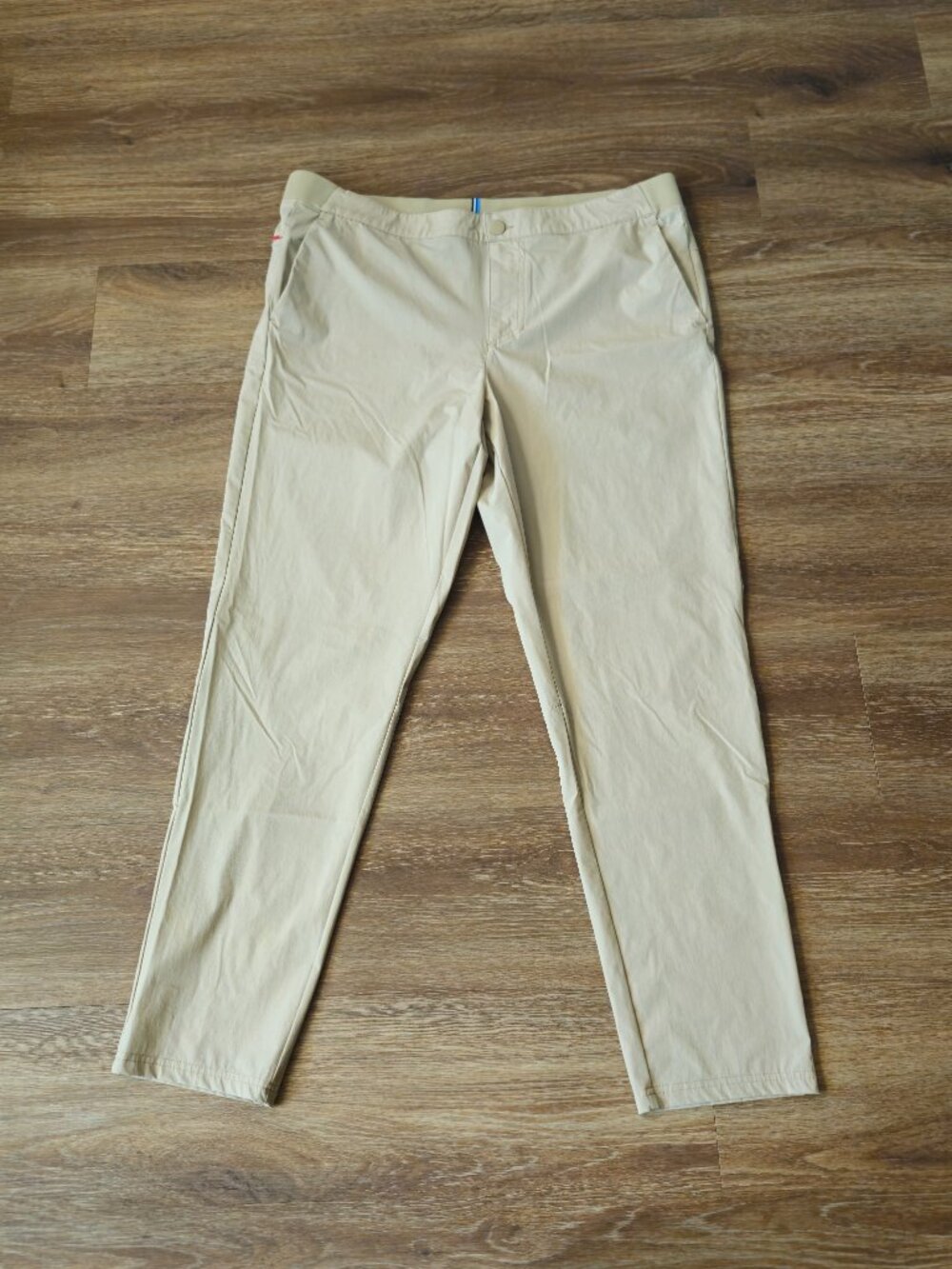 Athletic Works Khaki Track Jogger Pants Men's Large 36-38